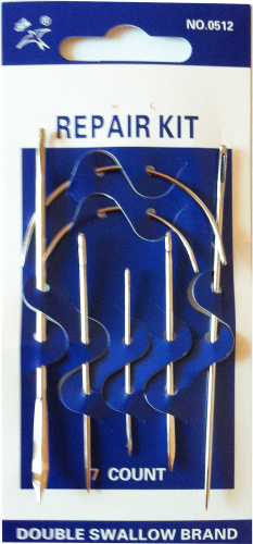 Иглы ручные для кожи, меха, плотных материалов набор 7 шт.  AC XN-0512 - фото товара