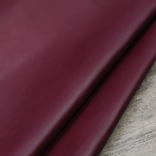 Кожа КРС 1,2-1,4 мм с покр. Бордо Италия фото 4