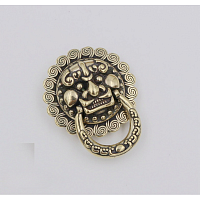 Кончо для кожаных изделий 25 мм Солнце с кольцом Латунь