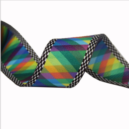 Лента ременная стропа 50 мм Радуга п/э  LH0069 - фото товара фото 3