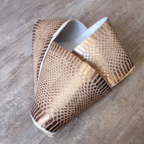 Кожа Змеи 0,4 мм Металлик фото 3