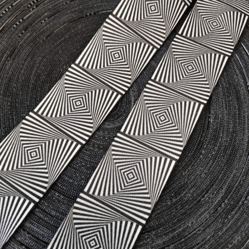 Лента ременная стропа 38 мм Иллюзия пэ  LH0149 - фото товара фото 4