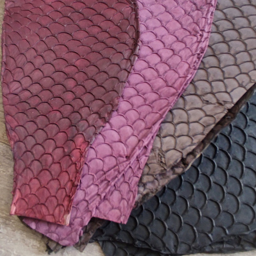 Кожа рыбы 0,7 мм Карп матовый 8*20 см фото 29