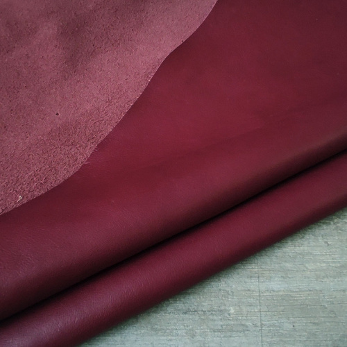 Кожа КРС 1,2-1,4 мм с покр. Марсала Италия фото 3