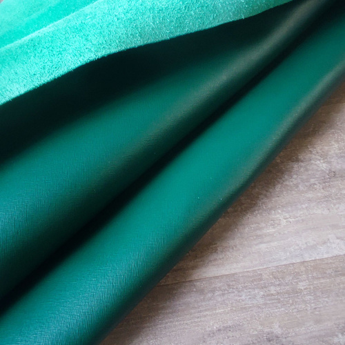 Кожа Сафьяно 1,3-1,5 мм Темно-зеленый Италия фото 4