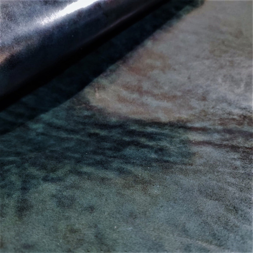 Кожа вороток 1,8-2,0 мм комб. дубл. Гранж Сапфир Белоруссия фото 5