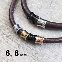 Бусина 6, 8 мм для браслетов Сталь B86