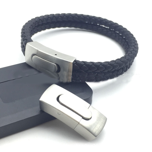 Замок 10х5 мм для плоских браслетов Сталь  BR-z04 - фото товара