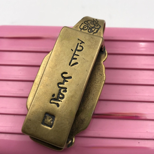 Карабин ременной декоративный 37 мм Латунь  SL-001/6 - фото товара фото 2