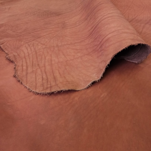 Кожа Вороток краст 1,1-1,3 мм Коньяк фото 4