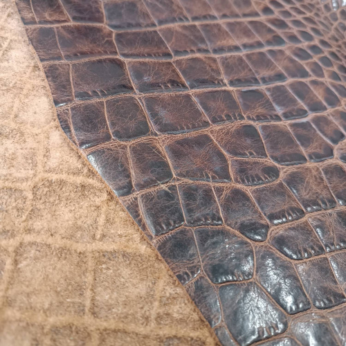 Кожа Кайман 1,0 мм Коричневый Турция фото 7