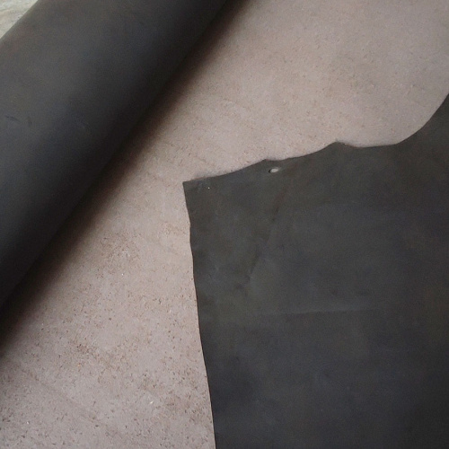 Кожа КРС 1,2-1,4 мм Коричневый Крафт Италия фото 2