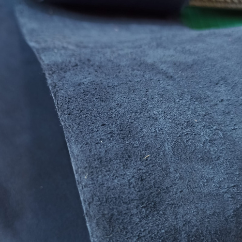 Кожа Пола краст 2,1-2,5 мм Темно-Синий фото 3