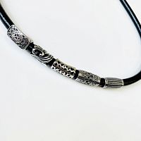 Бусина 8 мм для браслетов Сталь B71