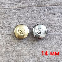 Кончо для кожаных изделий 14 мм Птица в солнце Латунь