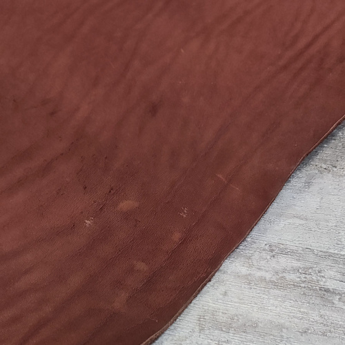 Кожа Вороток краст 2,1-2,5 мм Коньяк фото 8