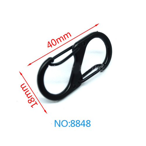 Карабин металлический S-образный, арт. 8848  KM-arm8848 - фото товара фото 2