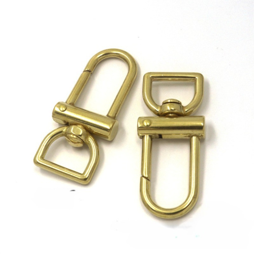 Карабин 17 мм поворотный Латунь   FDG-17 - фото товара фото 2