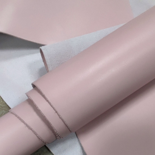 Кожа КРС 1,5 мм с покр. Пыльная роза MASTROTTO Италия фото 3