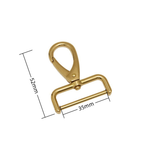 Карабин 15-40 мм с винтом Латунь арт.1540 фото 7