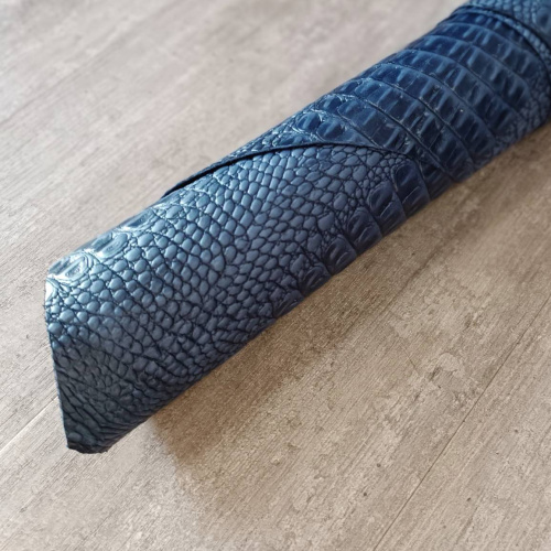 Кожа Кайман 1,2-1,4 мм Синий