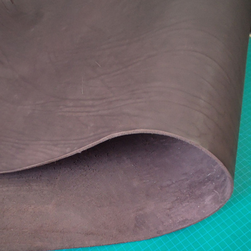 Кожа вороток ШСК краст 3,6-4,0 мм комб. дубл. Коричневый Белоруссия фото 5