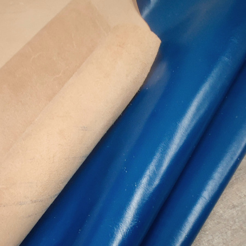 Кожа раст. дуб. Аванкорпо Azzurro 1,3-1,5 мм Синий фото 3