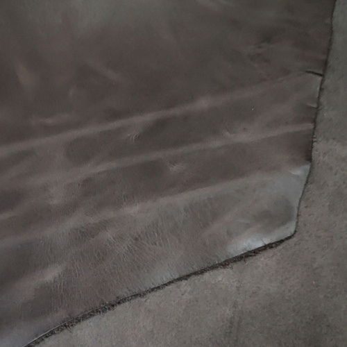 Кожа Пулл-Ап 1,4-1,6 мм серо-коричневый фото 2