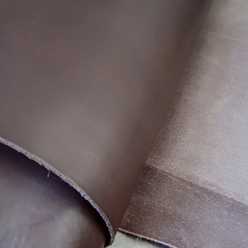 Кожа плечи 1,5 мм растит. дубл. Шоколад Италия фото 9