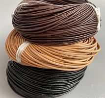 Шнур кожаный круглого сечения 6 мм 