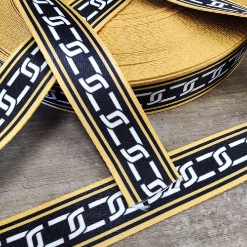 Лента ременная стропа 38 мм Разомкнутая цепь пэ  L-JUN26 - фото товара