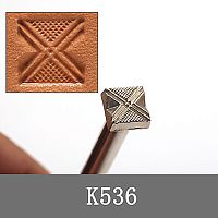 Штамп для тиснения по коже K536 AG  - купить для кожевенного хобби