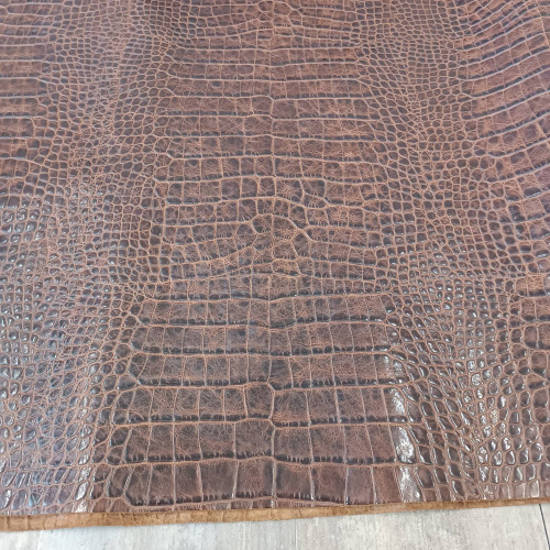 Кожа Кайман 1,0 мм Коричневый Турция фото 6
