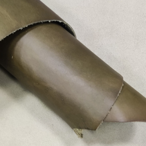 Кожа Пола 1,2 мм растит. дубл. PONTE WAX Олива фото 3