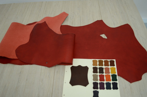 Кожа Пола 1,2 мм растит. дубл. BUTTERO 09 Красный фото 3