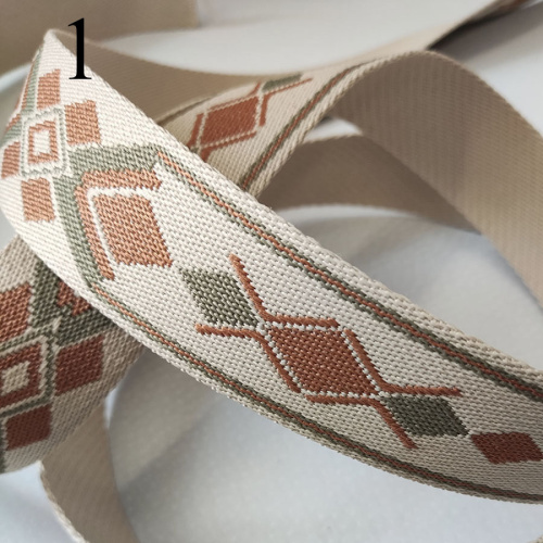 Лента ременная стропа 38 мм Ромбы пэ фото 8