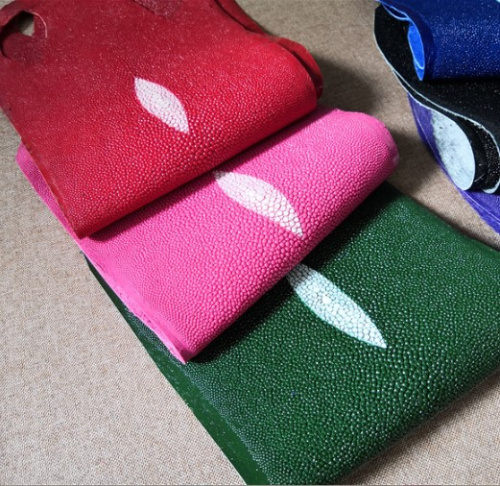 Кожа ската натуральная фактурная фото 15