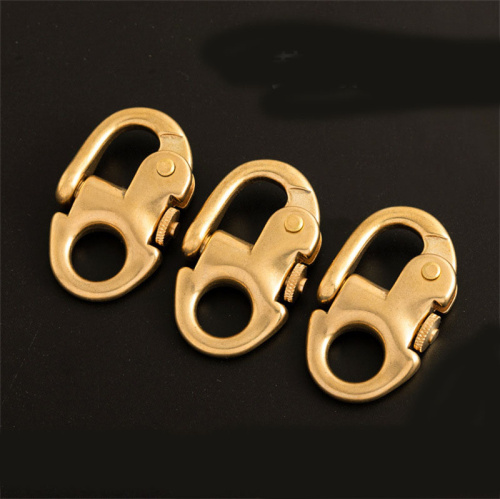 Карабин 12 мм латунь с пружинкой   FDG-12P - фото товара