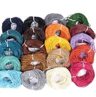 Шнур кожаный круглого сечения 3 мм Разные цвета