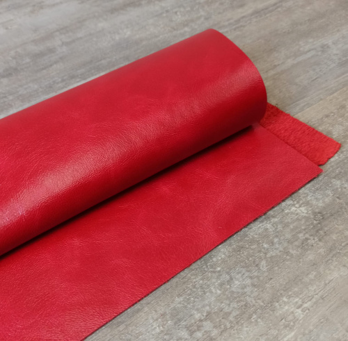 Кожа Пулл-Ап масл. 1,4-1,6 мм Красный фото 3