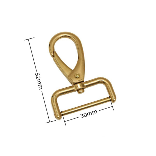 Карабин 15-40 мм с винтом Латунь арт.1540 фото 8