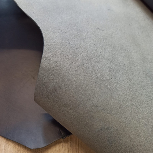 Кожа Пола 1,3-1,5 мм растит. дубл. Синий спектр Италия фото 2