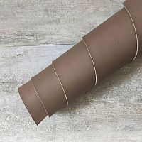 Кожа теленок 1,1-1,2 мм хром. дубл. Светло-коричневый