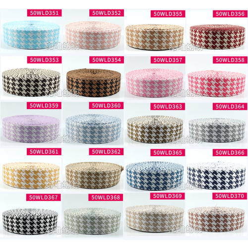 Лента ременная стропа 50 мм Жаккард Гусиная лапка фото 8