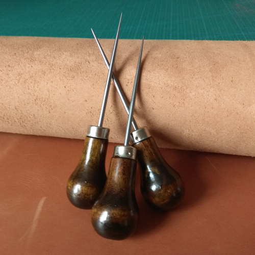 Шило с круглой деревянной ручкой 11см  AC XN-0037 - фото товара