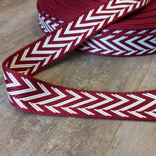 Лента ременная стропа 38 мм жаккард Зигзаг фото 7