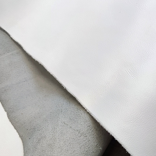 Кожа КРС 1,2-1,4 мм Бергамо Белый фото 4