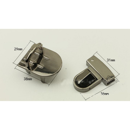 Уценка! Застежки портфельные 30-40 мм с рельефной кнопкой фото 2