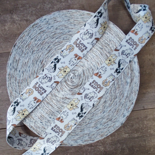 Лента ременная 38 мм Кошечки Собачки п/э фото 2