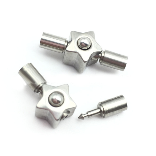 Застежка 3 мм для круглого браслета Звезда  BR-KZ40 - фото товара